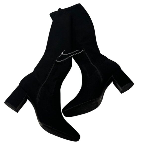 Donald Pliner Size 11 Women's Cassidy Crepe Elastic Tall Shaft Boot Black - Picture 7 of 14